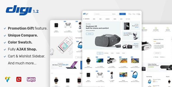 Digi v1.5.0 - Electronics Store WooCommerce Theme