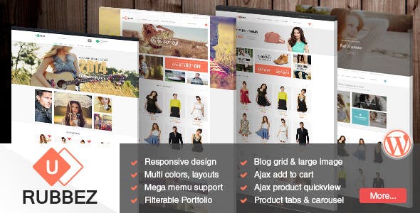 Rubbez v1.8.2 - WooCommerce & Corporate WordPress Theme