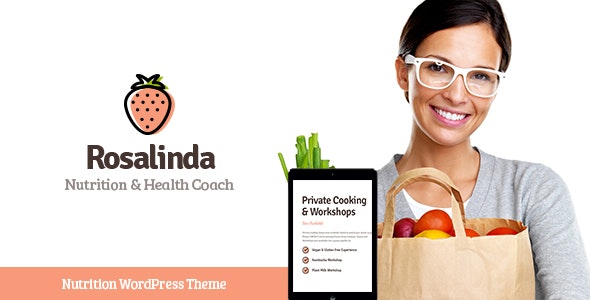 Rosalinda v1.0.2 - Health Coach & Vegetarian Lifestyle Blog WordPress Theme