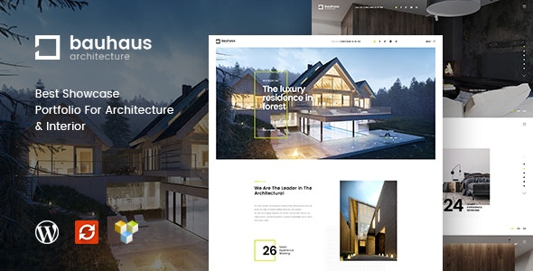Bauhaus v1.3.8 - Architecture & Interior WordPress Theme