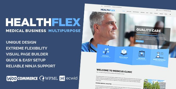 HEALTHFLEX v1.6.3 - Medical Health WordPress Theme