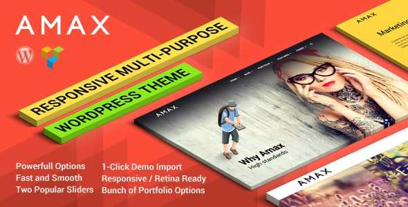 Amax v1.1.10 - Responsive Multi-Purpose WordPress Theme