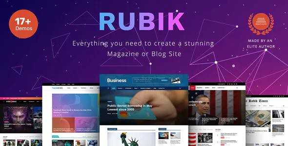 Rubik v1.8 - A Perfect Theme for Blog Magazine Website