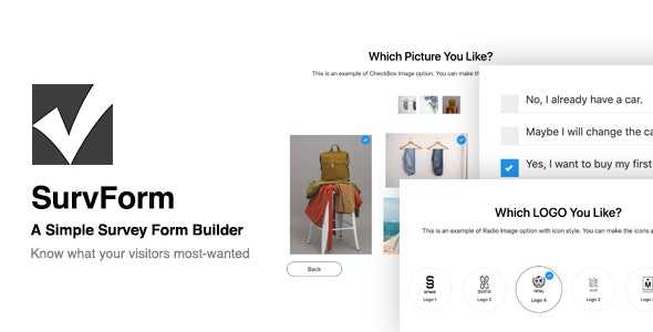 SurvForm v1.0.1 - Survey Form Builder Plugin For WordPress