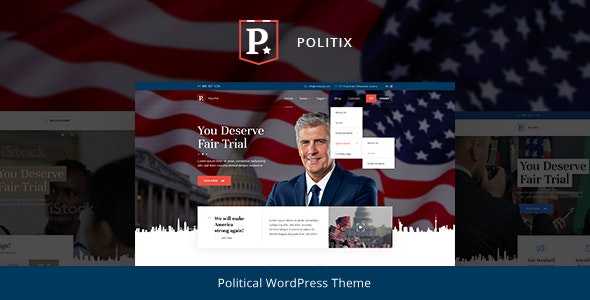 Politix v1.0.2 - Political Campaign WordPress Theme