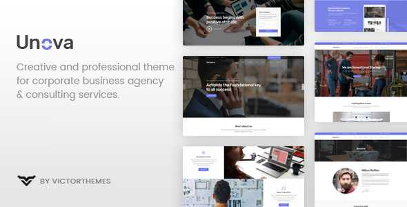 Unova v1.7.1 - Consulting Business WordPress Theme