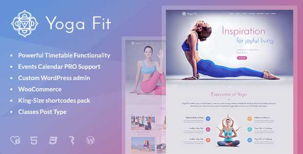 Yoga Fit v1.2.5 - Sports, Fitness & Gym WordPress Theme