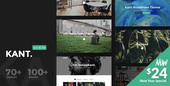 Kant v1.0.18 - A Multipurpose Template For Startups And Freelancers