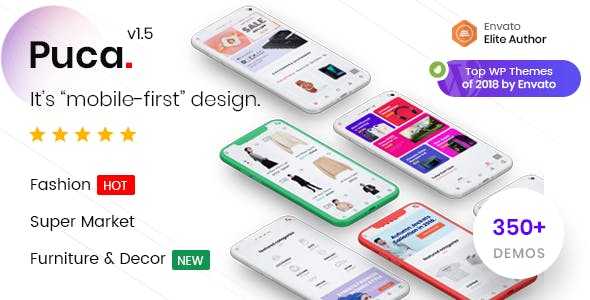 Puca v1.5.7 - Optimized Mobile WooCommerce Theme