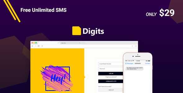 Digits v6.12.0.6 - WordPress Mobile Number Signup and Login