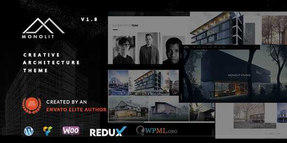 Monolit v1.9.7 - Responsive Architecture WordPress Theme