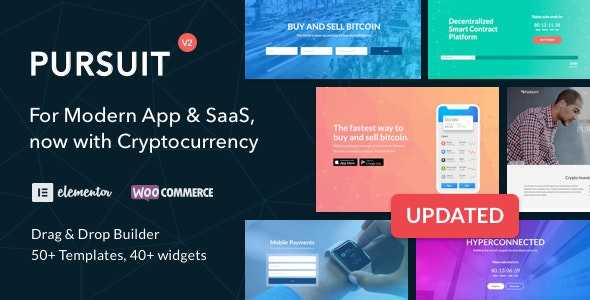 Pursuit v2.1.1 - A Flexible App & Cloud Software Theme