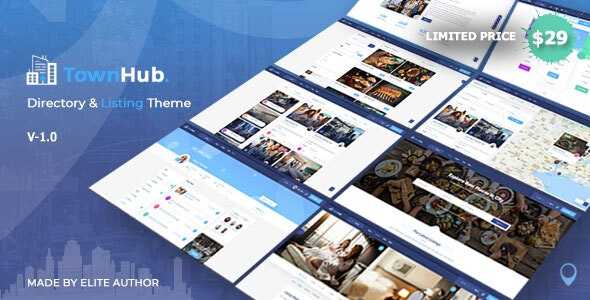 TownHub v1.0.6 - Directory & Listing WordPress Theme