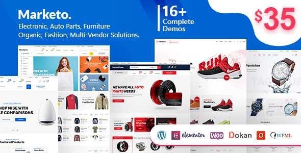Marketo v1.9.8 - ECommerce & Multivendor Theme