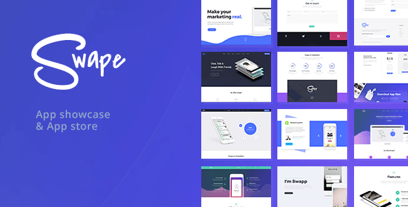 Swape v1.5.5 - App Showcase & App Store Theme