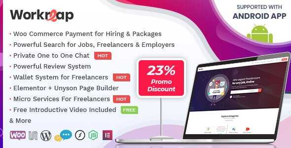 Workreap v1.3.6 - Freelance Marketplace WordPress Theme