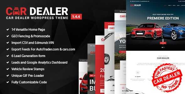 Car Dealer v1.4.4 - Automotive Responsive WordPress Theme