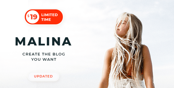 Malina v1.7.1 - Personal WordPress Blog Theme