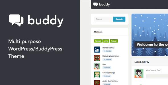 Buddy v2.20.3 - Multi-Purpose WordPress / BuddyPress Theme