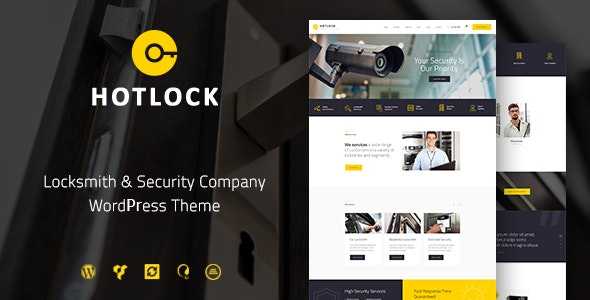 HotLock v1.2.3 - Locksmith & Security Systems WordPress Theme