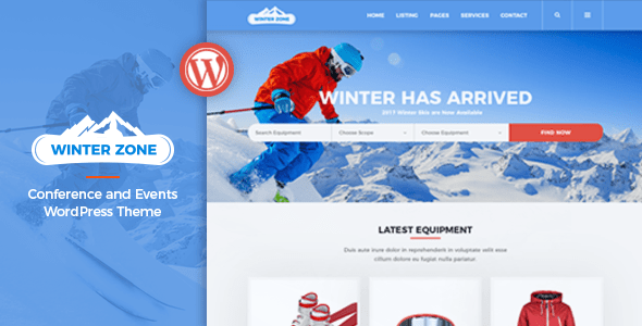 WinterZone v1.3 - Ski & Winter Sports WordPress Theme