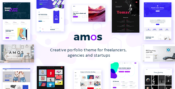 Amos v1.2.1 - Creative WordPress Theme for Agencies