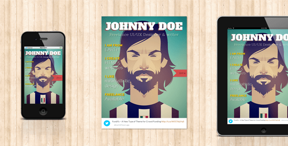 BookCard WP v4.9.0 - Responsive 3D Folded vCard Theme