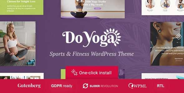 Do Yoga v1.1.1 - Fitness Studio & Yoga Club WordPress Theme