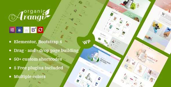 Arangi v1.3.3 - Organic WooCommerce Wordpress Theme
