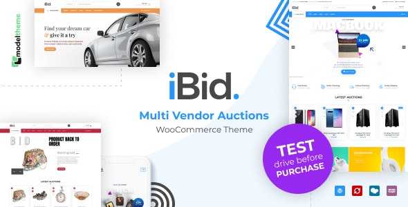 iBid v1.3 - Multi Vendor Auctions WooCommerce Theme