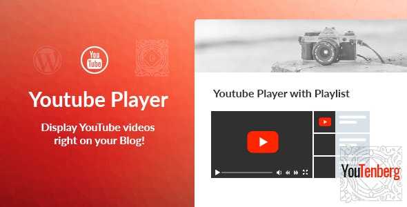 Youtenberg v1.0.2 - Gutenberg YouTube Player with Playlist