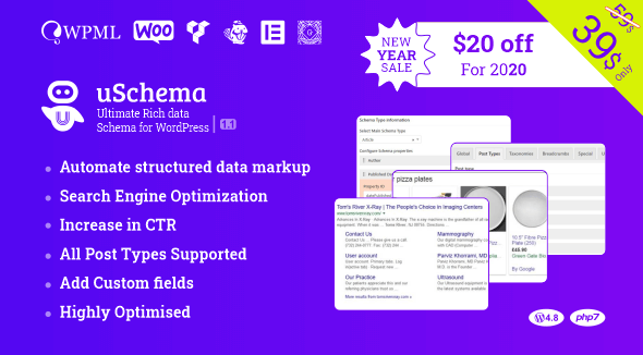 uSchema v1.1.2 - Ultimate Rich Data Schema for WordPress