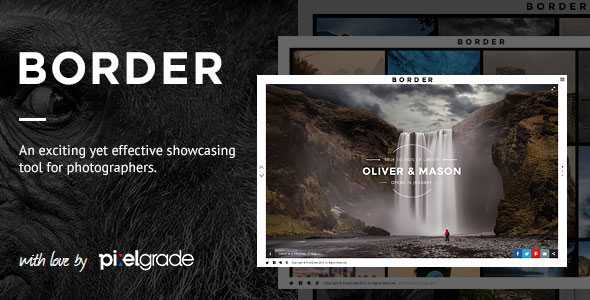 BORDER v1.9.1 - A Delightful Photography WordPress Theme