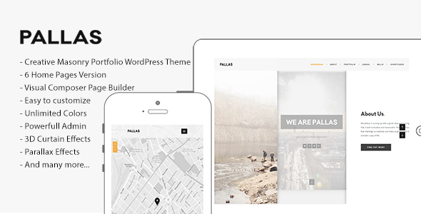 Pallas v1.8.5 - Creative Multi-Purpose WordPress Theme