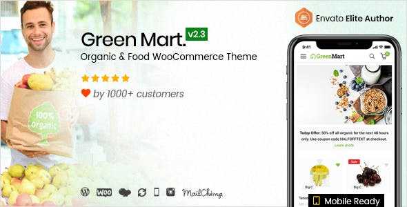 GreenMart v2.3.7 - Organic & Food WooCommerce WordPress Theme