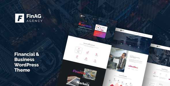 Finag v1.3.2 - Creative & Finance Agency WordPress Theme