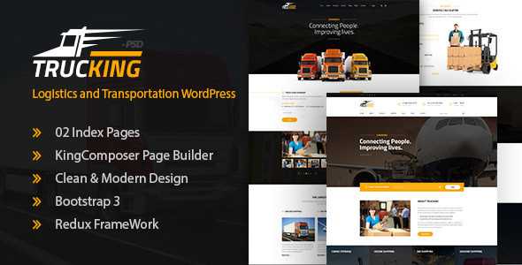 Trucking v1.10 - Logistics and Transportation Theme