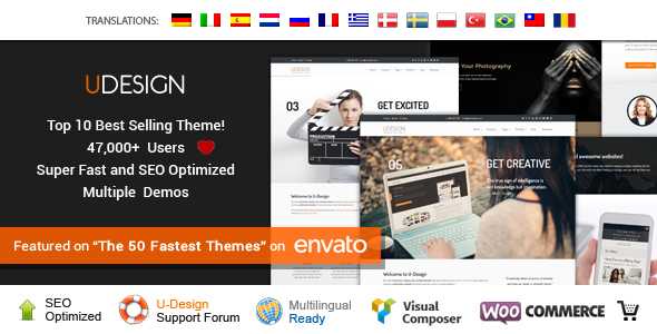 uDesign v3.3.7 - Responsive WordPress Theme