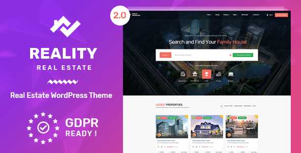 Reality v2.5.1 - Real Estate WordPress Theme