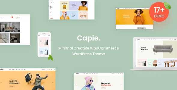 Capie v1.0.7 - Minimal Creative WooCommerce WordPress Theme