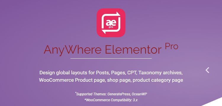AnyWhere Elementor Pro v2.14.0 - Global Post Layouts