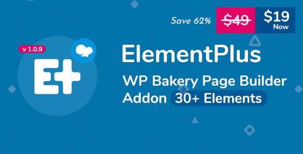 Element Plus v1.6.0 - WPBakery Page Builder Addon