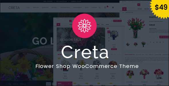 Creta v4.7 - Flower Shop WooCommerce WordPress Theme