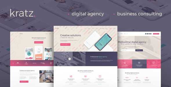 Kratz v1.0.2 - Digital Agency Marketing and SEO WordPress Theme