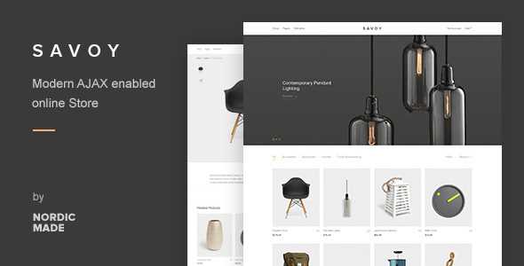 Savoy v2.3.7 - Minimalist AJAX WooCommerce Theme