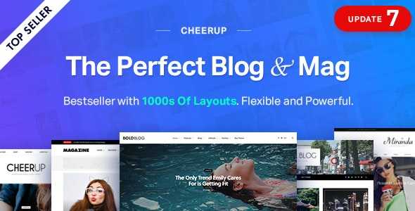 CheerUp v7.0.4 - Blog / Magazine - WordPress Blog Theme