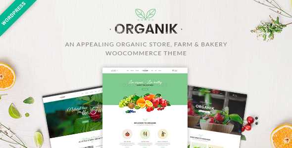 Organik v2.8.0 - An Appealing Organic Store