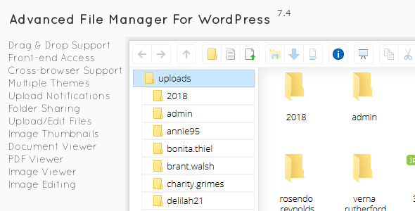 File Manager Plugin For Wordpress v7.5.1