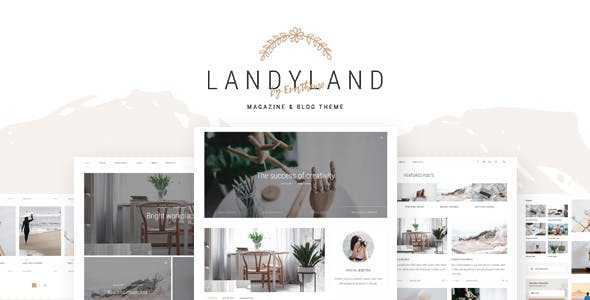 Landyland v1.1 - Responsive Clean Blog & Magazine Theme