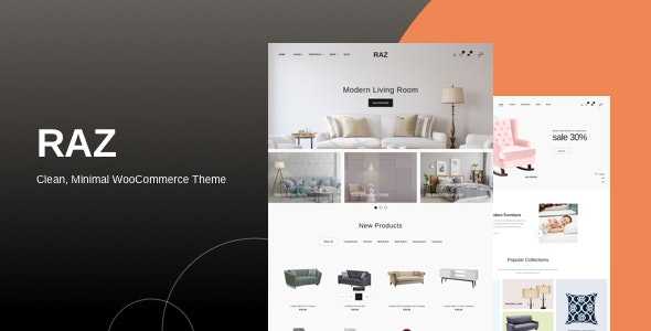 Raz v1.0.1 - Clean, Minimal WooCommerce Theme
